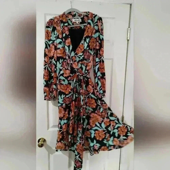 Diane Von Furstenberg iconic wrap dress Sz M worn once - Picture 3 of 6
